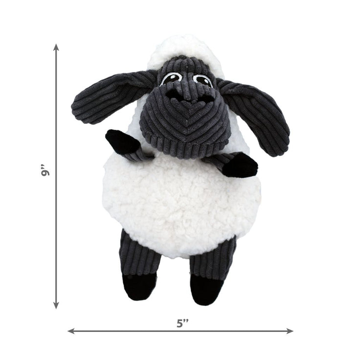 KONG Sherps Floofs Sheep - Plush Interactive Dog Toy for Indoor Play