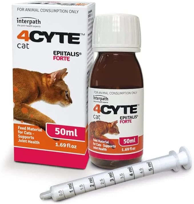 4CYTE Feline Epiitalis Forte Joint Support Gel for Cat - 50ml