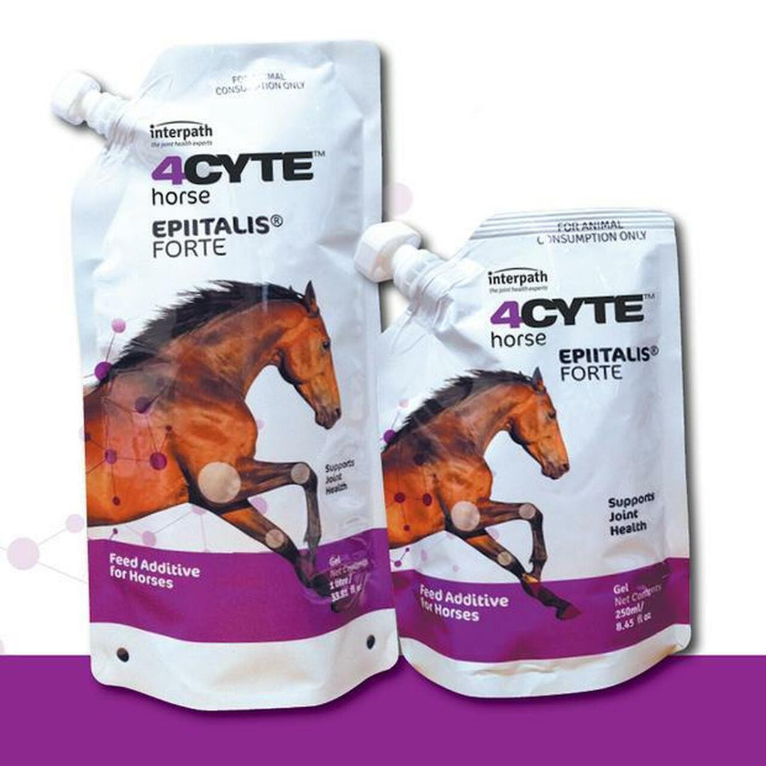 Equine Epitalis Forte Gel - Clinically Proven Joint Health Formula for horses displaying in Two Convenient Sizes