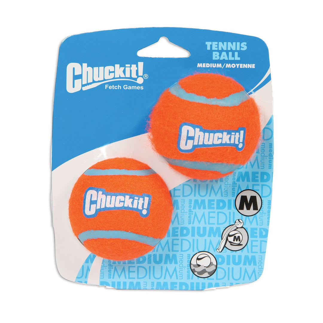 Chuck It Tennis Balls - Durable Dog Fetch Toy (Medium Packs or Large Single Ball)