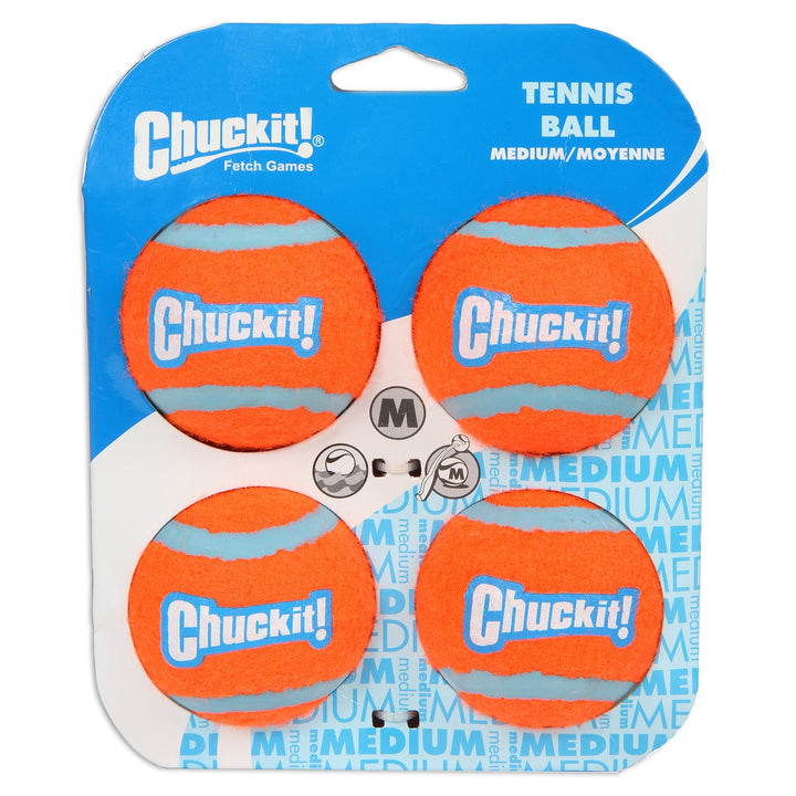 Chuck It Tennis Balls - Durable Dog Fetch Toy (Medium Packs or Large Single Ball)