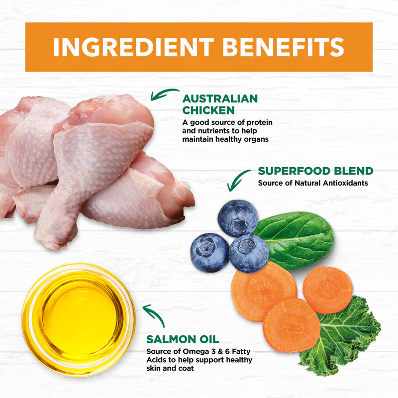 Fresh Ingredients in Ivory Coat Grain-Free Chicken Adult Cat Food