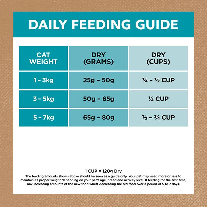 Feeding Guide for Ivory Coat Adult Cat Food