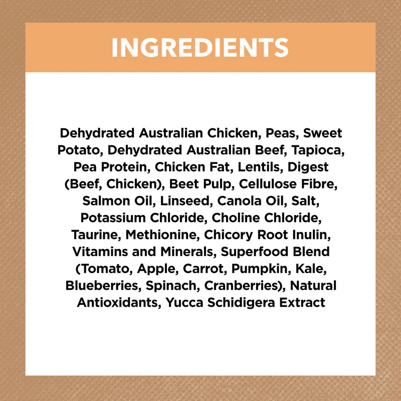 Detailed written list of ingredients in Ivory Coat Kitten Kibble