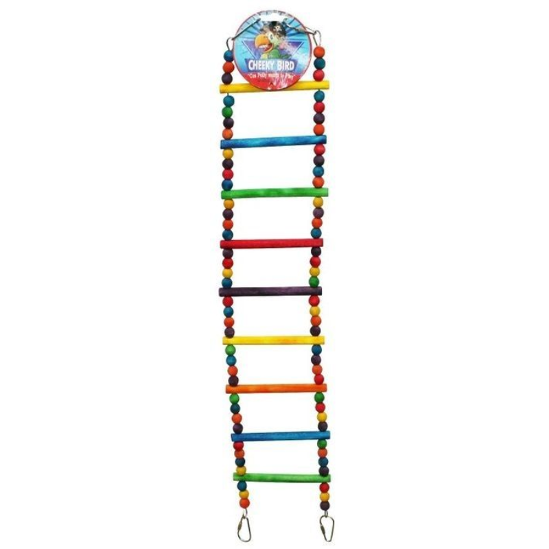 CHEEKY BIRD 9 STEP LADDER WITH BEADS