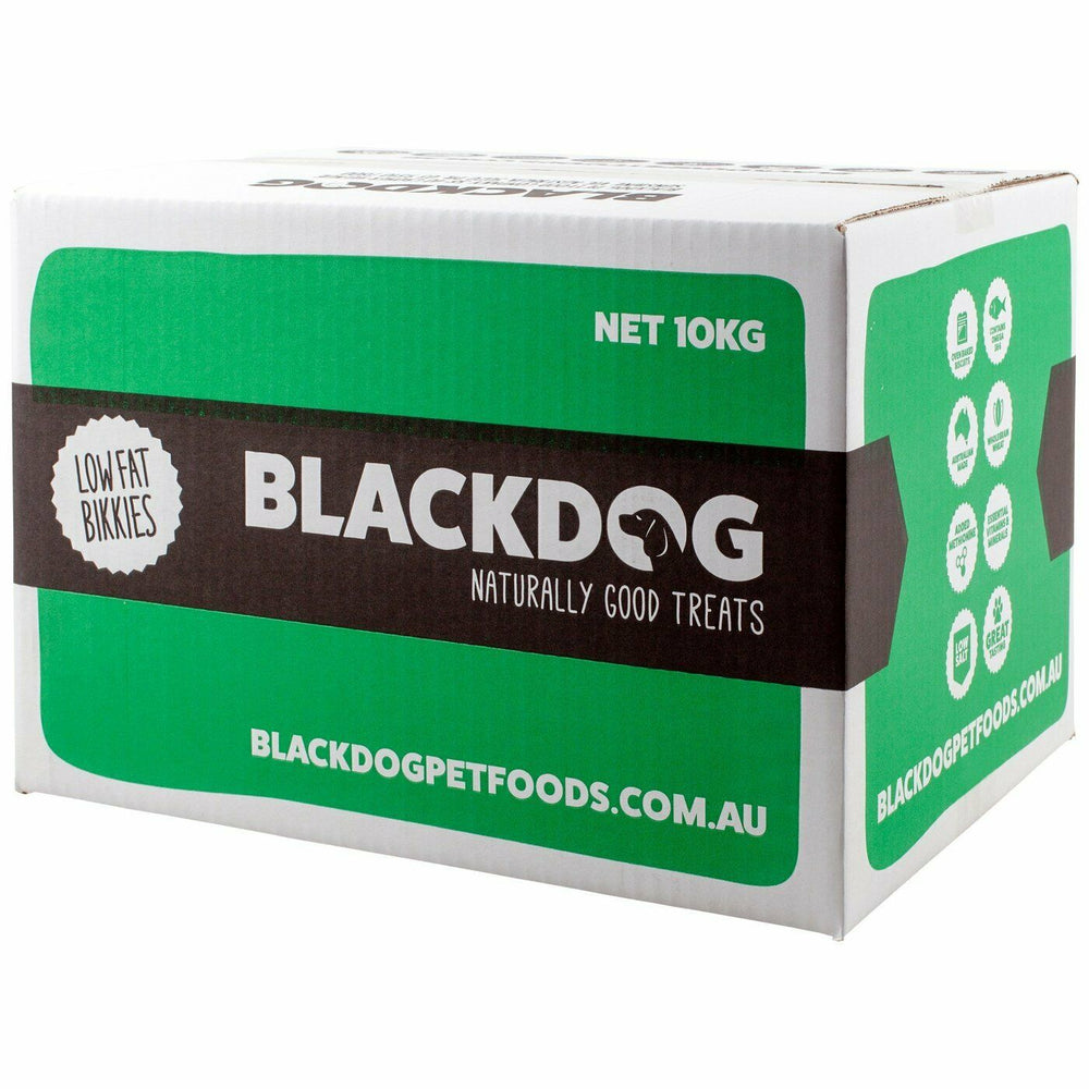 10kg Box of Nutrient-rich Blackdog Bigga Biscuits for healthy dogs