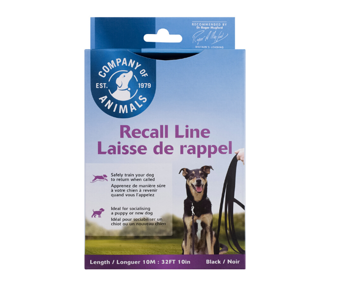 Company of Animals Recall Line - 5m Dog Training Lead for Recall and Socialization