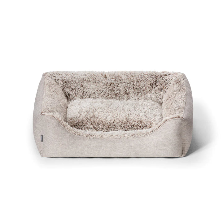 Snooza Calming Deep Sleeper Dog Bed in Mink with Ecofresh™ filling.