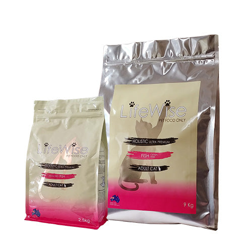  LifeWise Adult Cat Food - Grain Free Fish with Vegetables packaging.