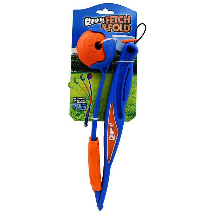 Chuck It Fetch & Fold Launcher: Effortless Fetching Fun for You and Your Dog!