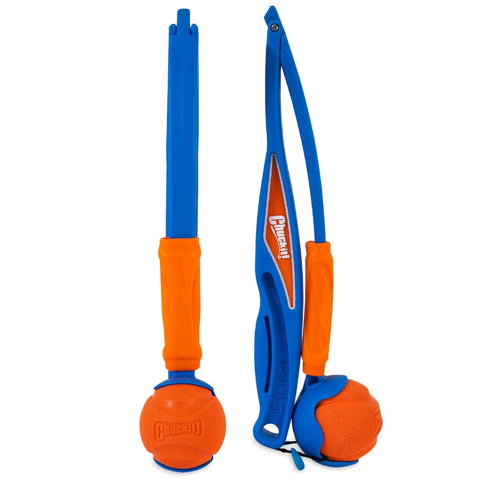 Chuck It Fetch & Fold Launcher: Effortless Fetching Fun for You and Your Dog!