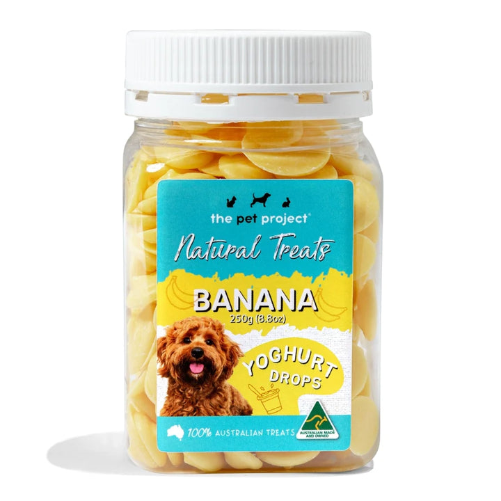 The Pet Project – Natural Treats – Banana Yogurt Drops