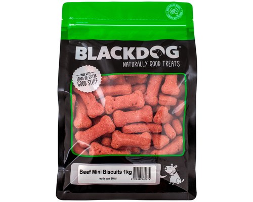 Black Dog Oven Baked Mini Dog Biscuits - 1kg