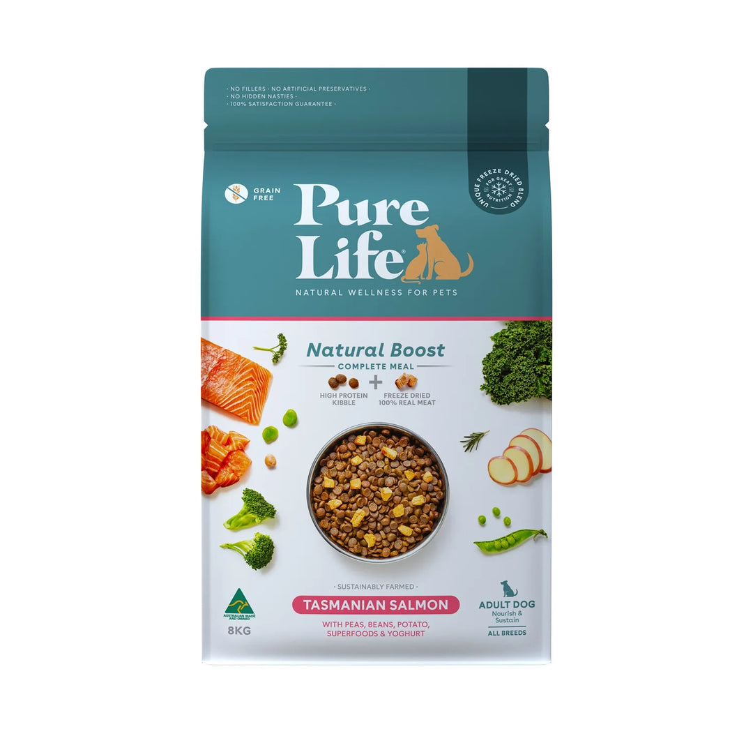 Pure Life Grain-Free Adult Dog Food with Tasmanian Salmon