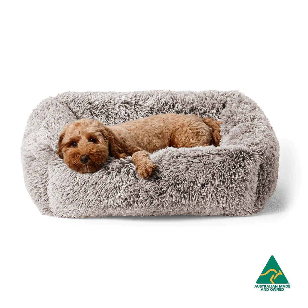 Snooza Calming Snuggler Mink - Orthopedic Pet Bed for Anxiety Relief