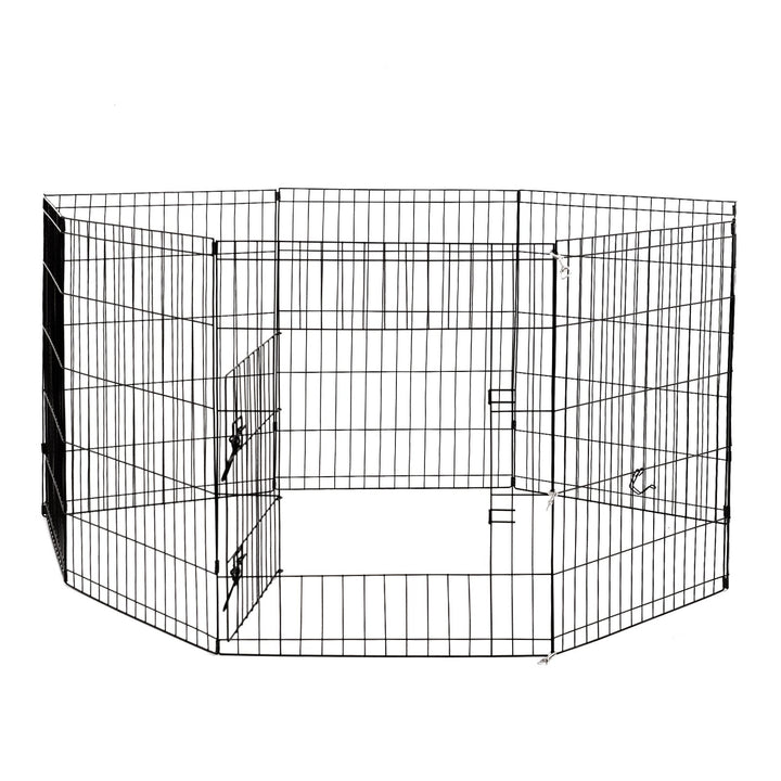 4Paws 8 Panel Pet Playpen - Spacious and Secure Setup