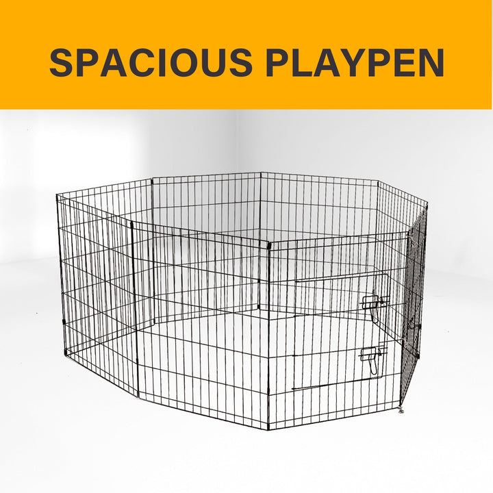 4Paws 8 Panel Foldable Pet Playpen