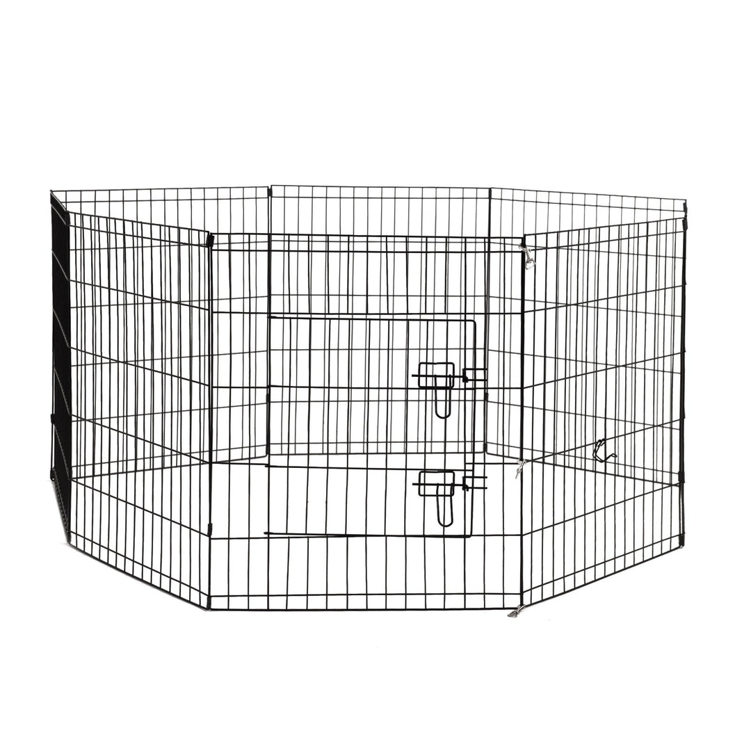 4Paws 8 Panel Pet Playpen - Spacious and Secure Setup