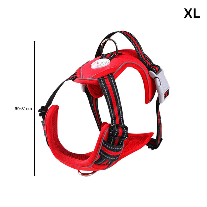 Floofi XL Dog Harness Vest - Red