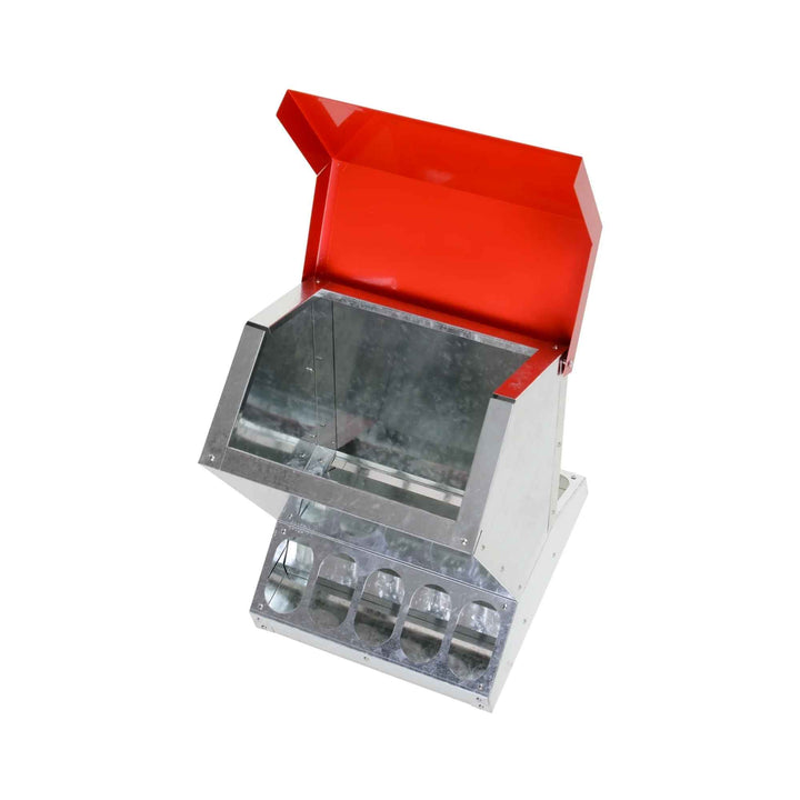 10kg Galvanised Automatic Chicken Feeder