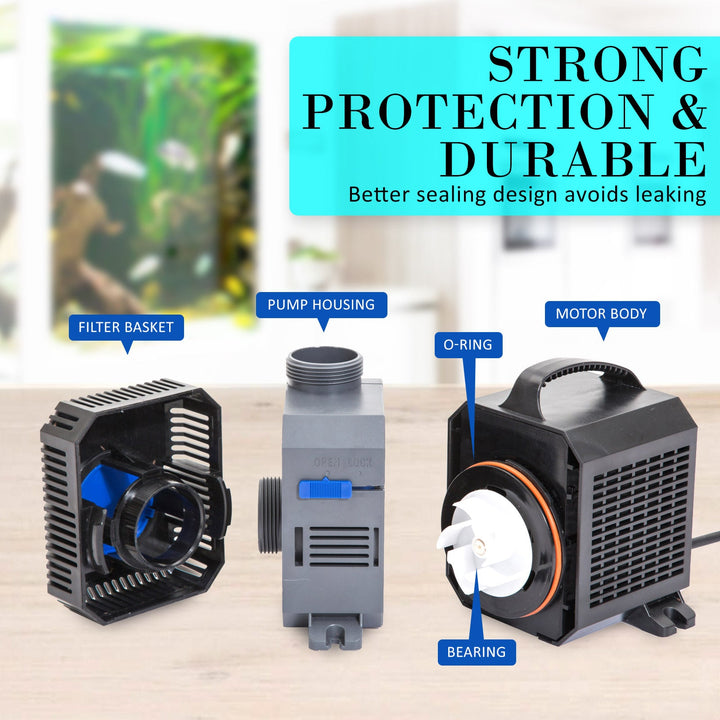 Image of the Dynamic Power Submersible Aquarium Pond Water Pump 