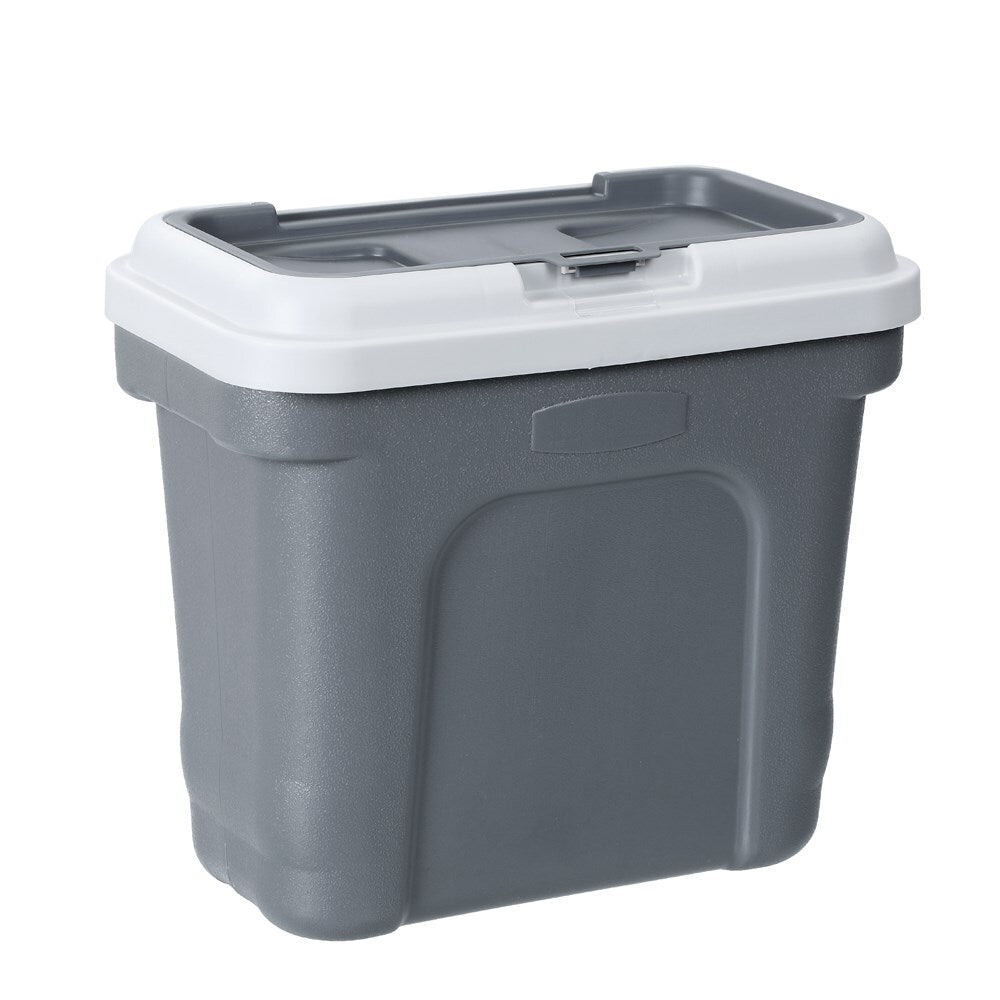 30L Pet Food Storage Container with Scoop - Grey