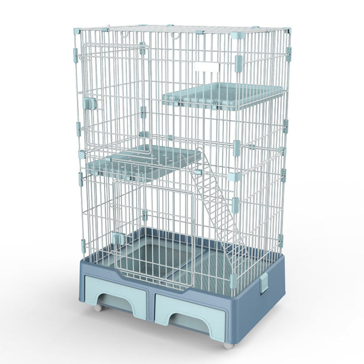 134 cm 3-Level Cat Cage House