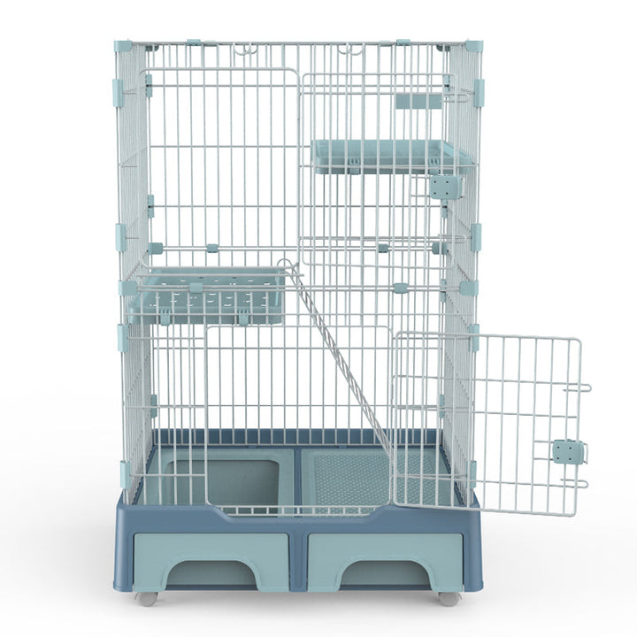 134 cm 3-Level Cat Cage House