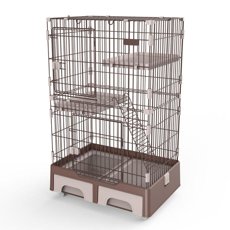 134 cm 3-Level Cat Cage House