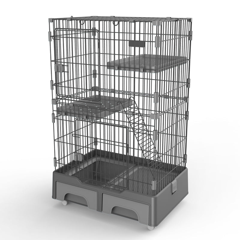 134 cm 3-Level Cat Cage House