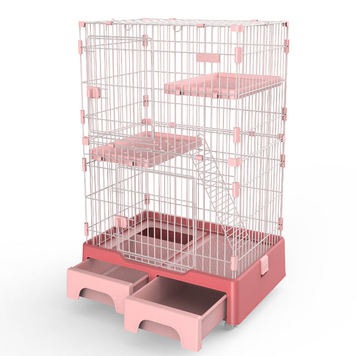 134 cm 3-Level Cat Cage House