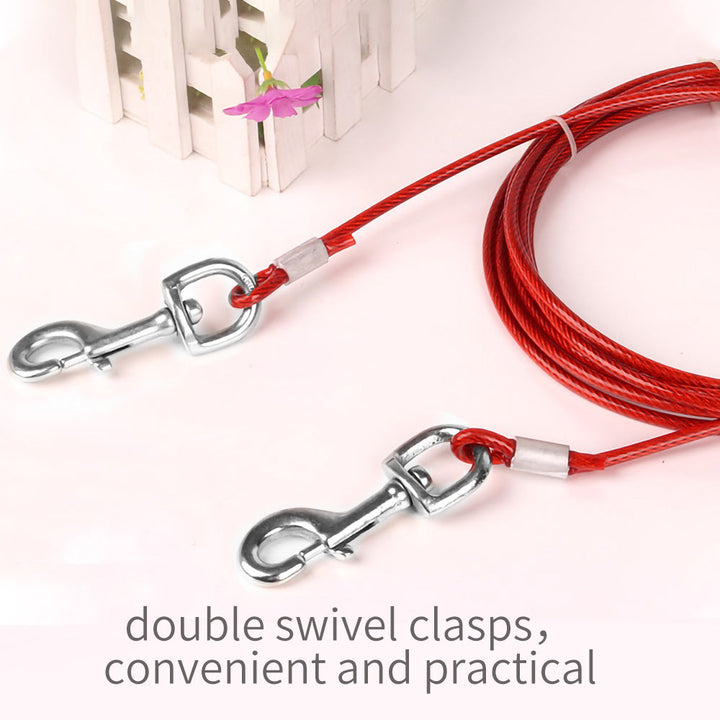 Heavy Duty 3M Dog Tie Out Cable Leash