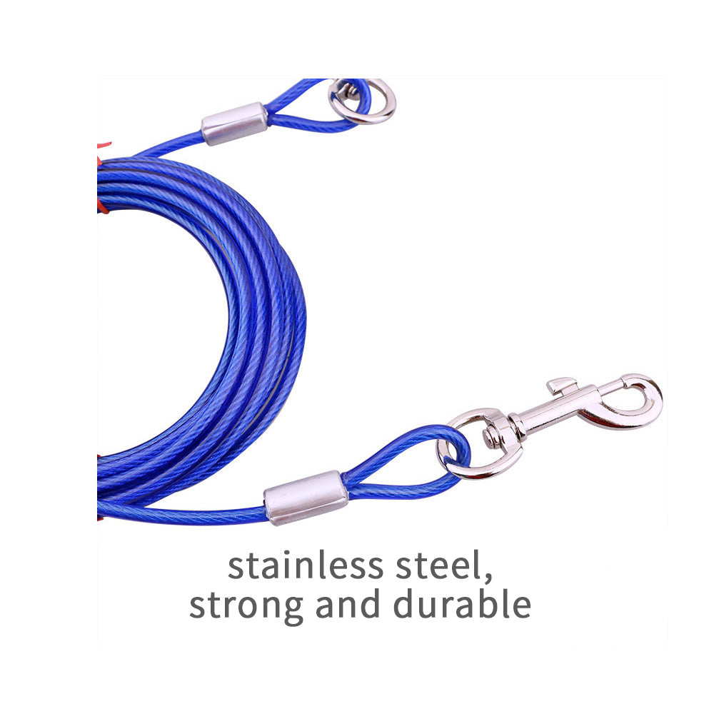 Heavy Duty 3M Dog Tie Out Cable Leash