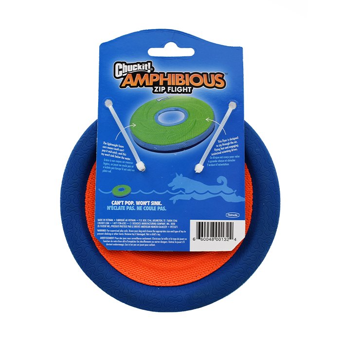 Chuck It Amphibious Zipflight - Super All-Terrain Flying Disc